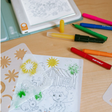 Kidydraw pad tekentablet - kit - blow pen