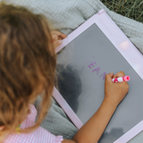 Kidydraw pro - lichtgevend tweezijdig tekenbord - roze