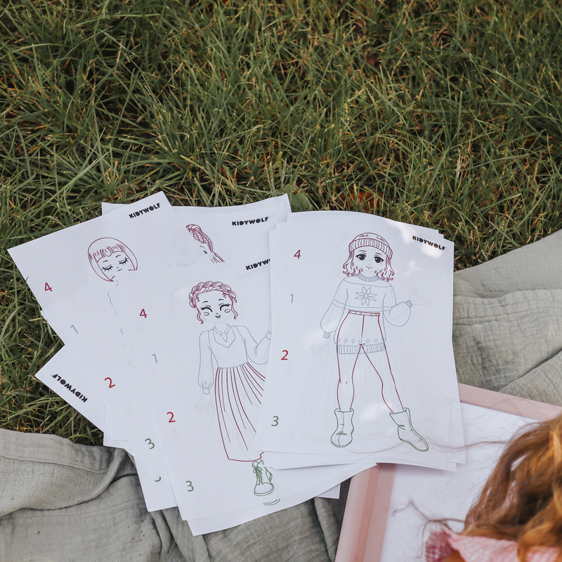 Kidydraw pro - lichtgevend tweezijdig tekenbord - roze