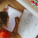 Kidydraw pro - lichtgevend tweezijdig tekenbord - roze