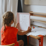 Kidydraw pro - lichtgevend tweezijdig tekenbord - roze