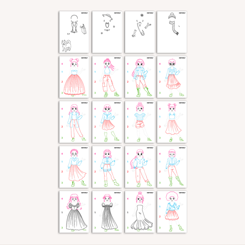 Kidydraw pro - lichtgevend tweezijdig tekenbord - roze