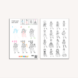 Kidydraw pro - lichtgevend tweezijdig tekenbord - roze