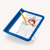 Kidydraw pro - lichtgevend tweezijdig tekenbord - blauw