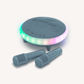 NEW: Kidykaraoke - draagbare karaokespeaker en microfoons - blauw