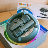 NEW: Kidykaraoke - draagbare karaokespeaker en microfoons - blauw