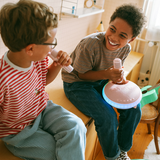 NEW: Kidykaraoke - draagbare karaokespeaker en microfoons - roze