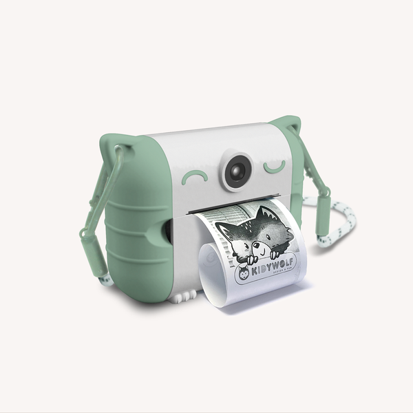 Kidyprint - fototoestel met thermische printer - groen