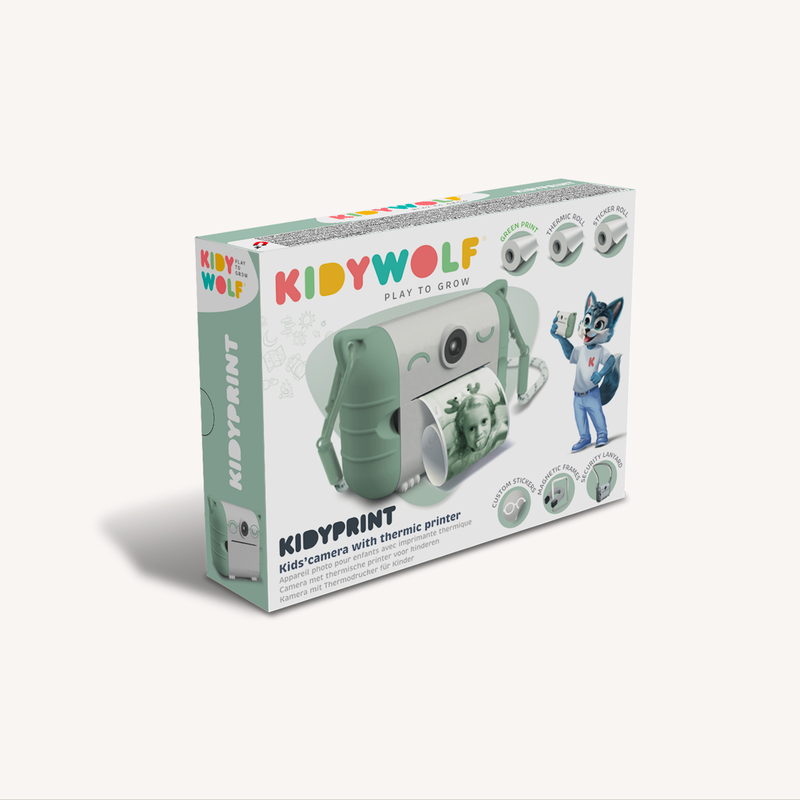 Kidyprint - fototoestel met thermische printer - groen