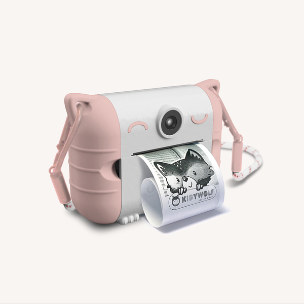 Kidyprint - fototoestel met thermische printer - roze