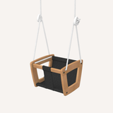 Toddler swing - oak - fabric