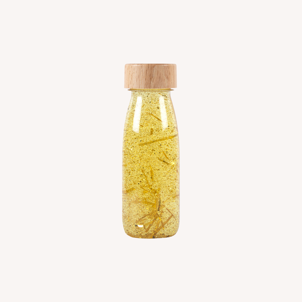 Sensory bottle float - Gold