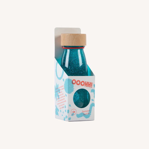 Sensory bottle float - Turquoise