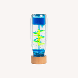 Sensorische fles - spiraal - blauw
