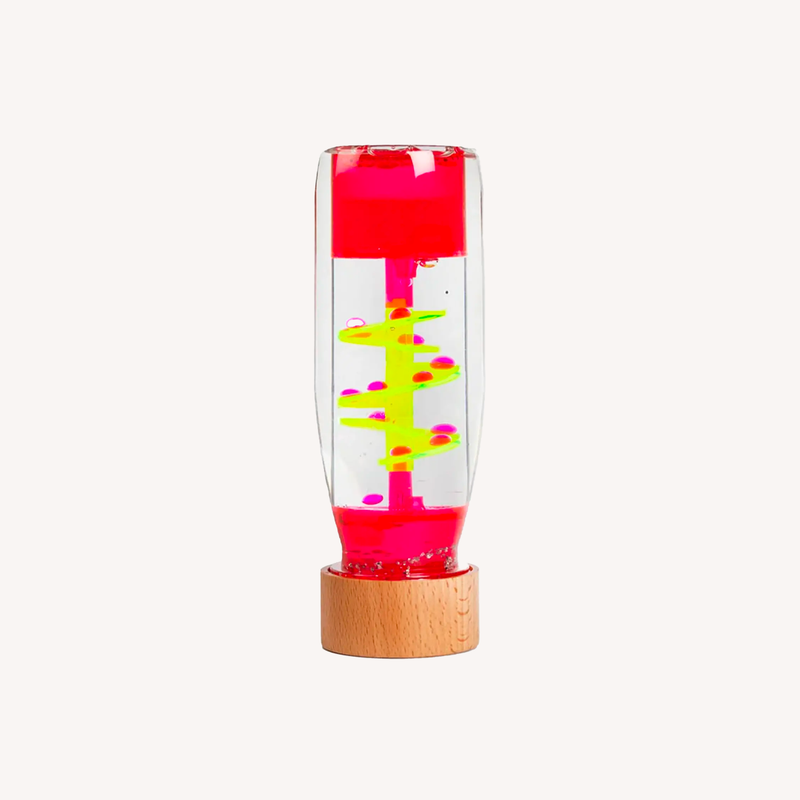 Sensorische fles - spiraal - roze