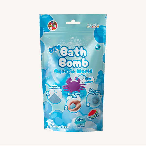 DIY kit bad bruisballen maken - blauw