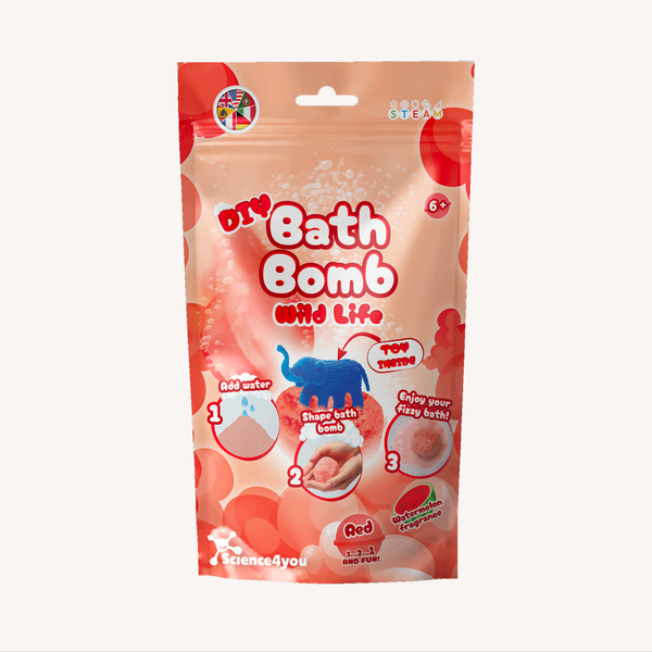 DIY kit bad bruisballen maken - rood