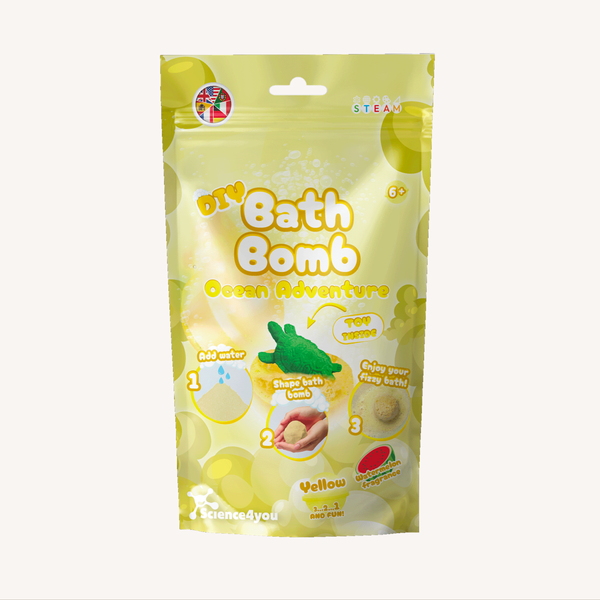 DIY kit bad bruisballen maken - geel