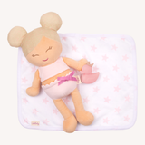 Knuffelbadpop met accessoire | Meisje blond haar