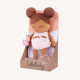 Pre-order | Knuffelbadpop met accessoire | Meisje bruin haar