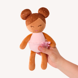 Pre-order | Knuffelbadpop klein - Meisje bruin haar