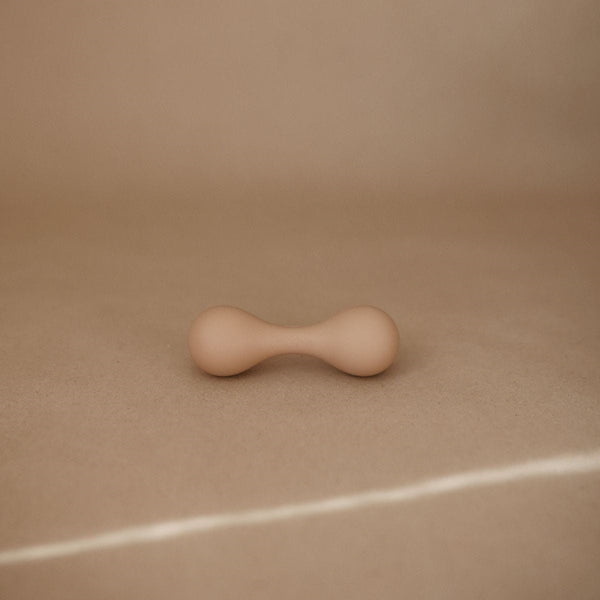 Silicone rattle - Natural