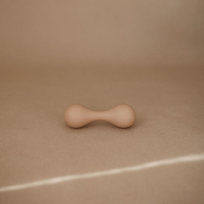 Silicone rattle - Natural