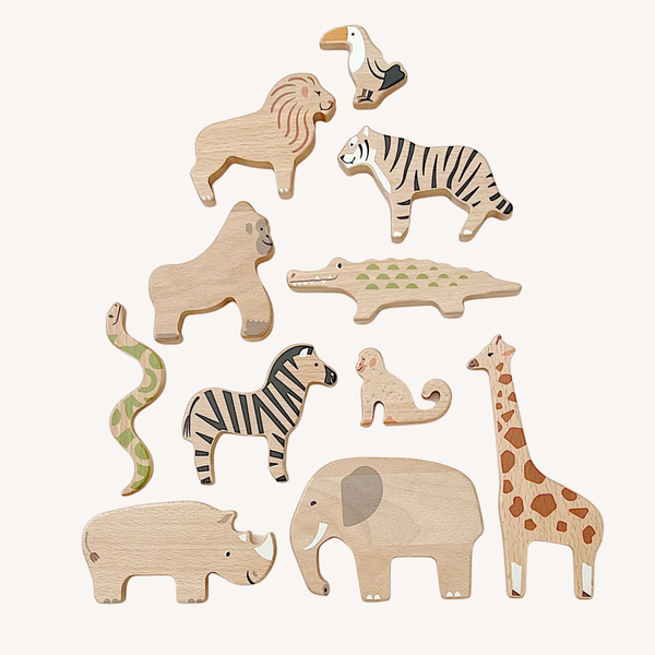 Wild animals set - jungle