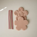 Siliconen sensory toy - fidget bord - pastel