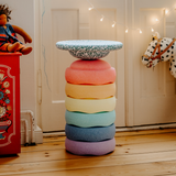 Christmas Special | Rainbow Set Pastel Blush - 6 + 1 gratis balansbord