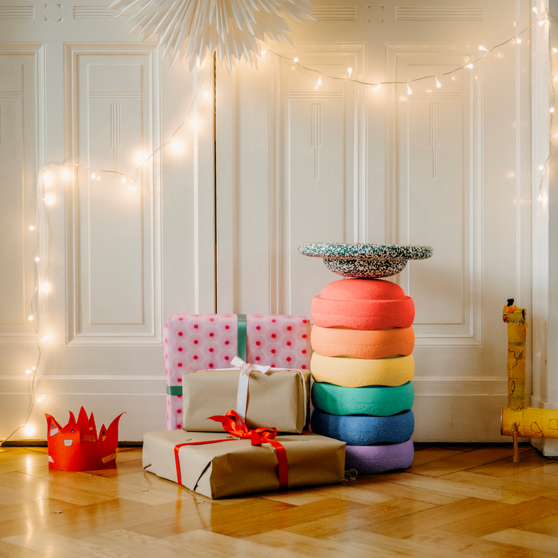Christmas Special | Rainbow Set Classic Blush - 6 + 1 gratis balansbord