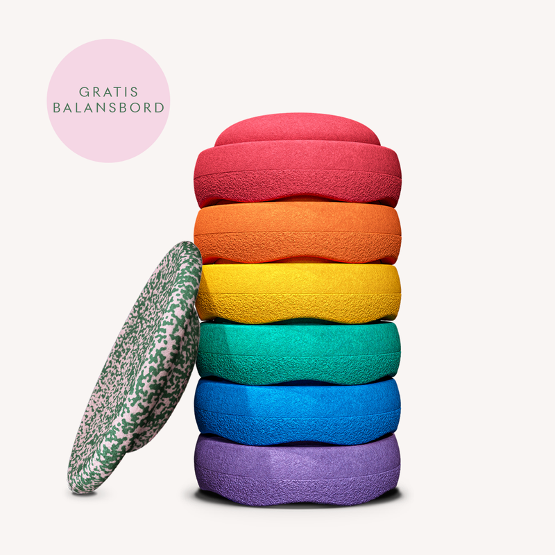 Christmas Special | Rainbow Set Classic Blush - 6 + 1 gratis balansbord