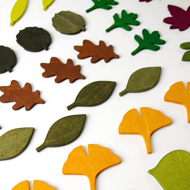 Wooden leaves