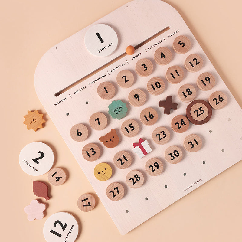 Wooden calendar