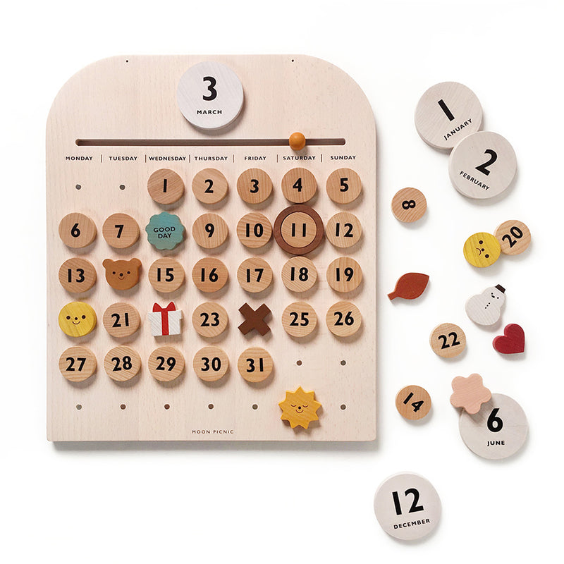 Wooden calendar