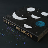 Wooden moon phase calendar