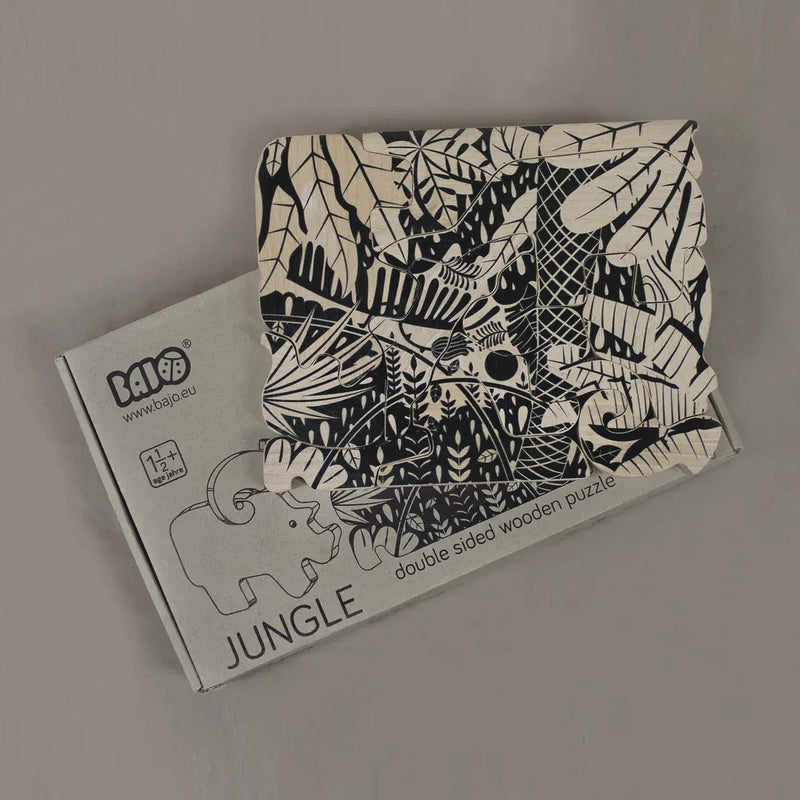 Jungle animal set puzzle