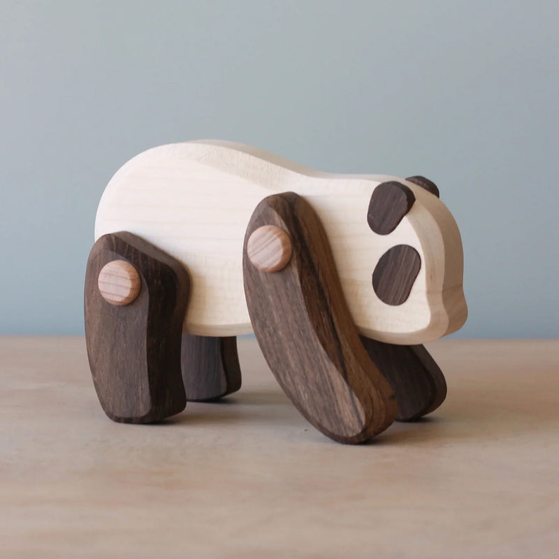 Houten panda