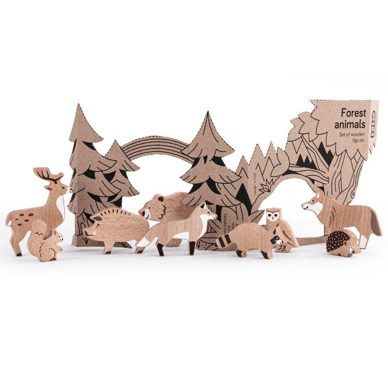 Wild animals set - forest