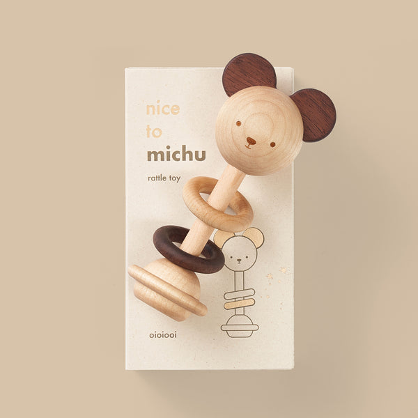 Nice to michu baby rattle