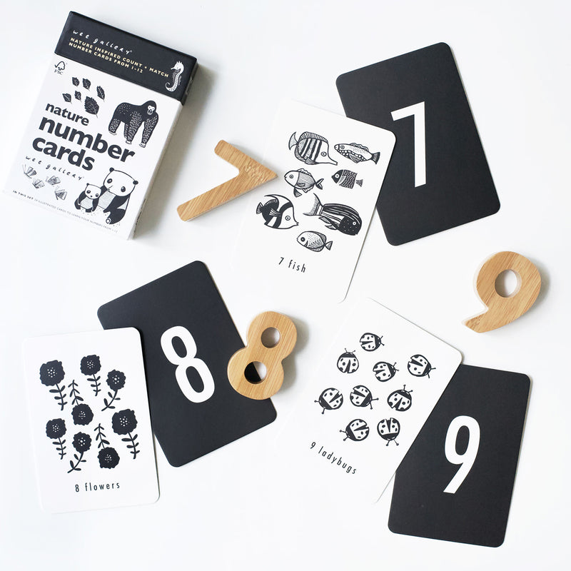 Number Cards Nature